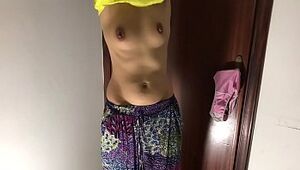 Crazy indian shaved tattoo girl doing her toys in pussy for boyfriend